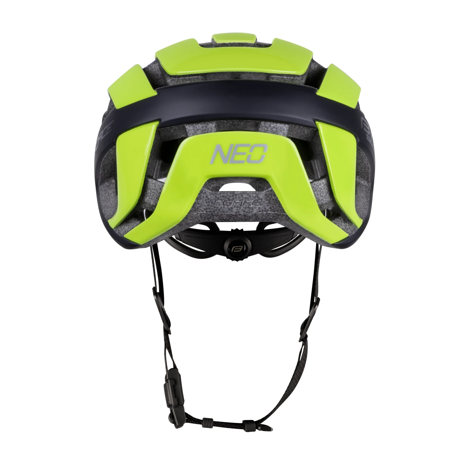 4. Casca Force NEO fluo negru S-M (55-59 cm) 55-59cm, Galben fluo/Negru