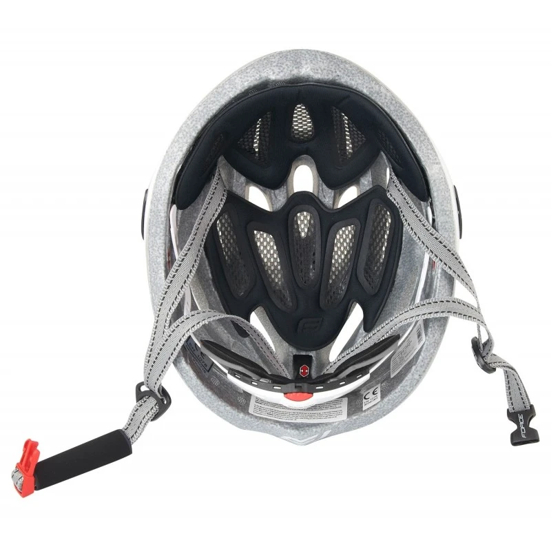 6. Casca Force Road, Alb Verde, L XL (58-63cm) 58-63cm, Alb/Verde