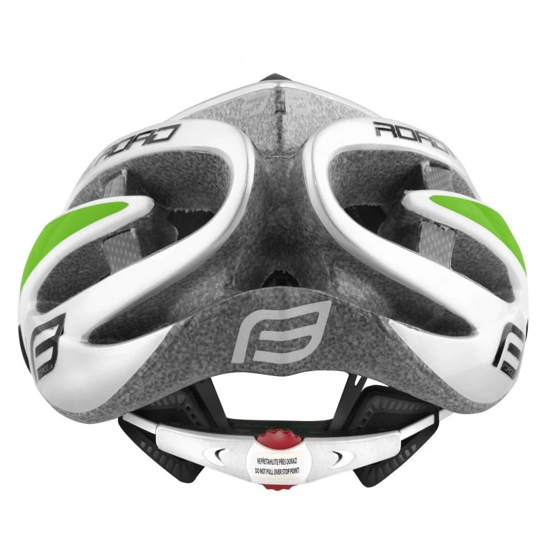 5. Casca Force Road, Alb Verde, L XL (58-63cm) 58-63cm, Alb/Verde