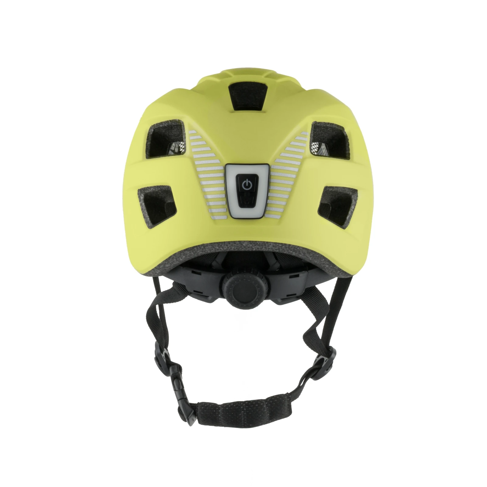 4. Casca Force Zebu cu lumina, lime L-XL (57-61 cm) Galben fluo, 57-61cm