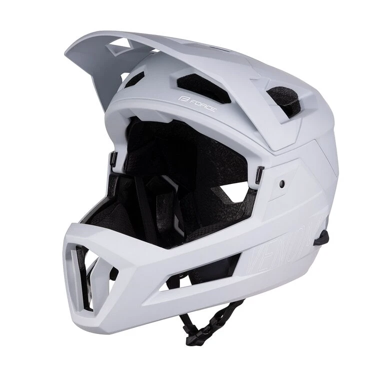Casca full-face Force Venom Downhill, Gri, S M, 55-58cm Gri, 55-58cm - 147111