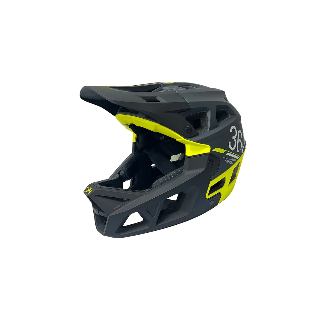Casca full-face Integra Sport, Negru Verde, 59-61 cm (L) 59-61cm, Negru/Galben fluo - 152187
