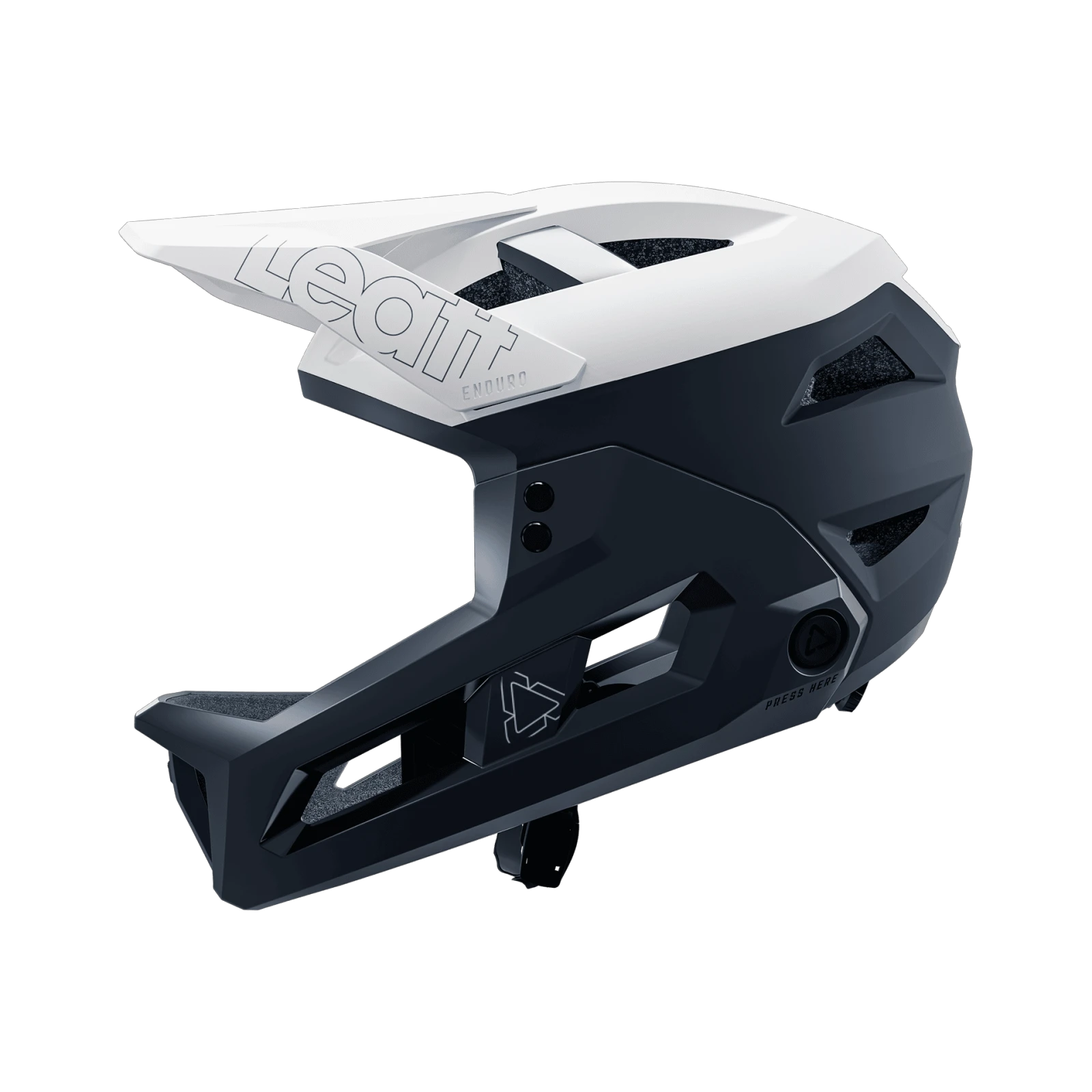 3. Casca Leatt MTB Enduro 3.0 White M - 55-59cm Alb/Negru, 55-59cm