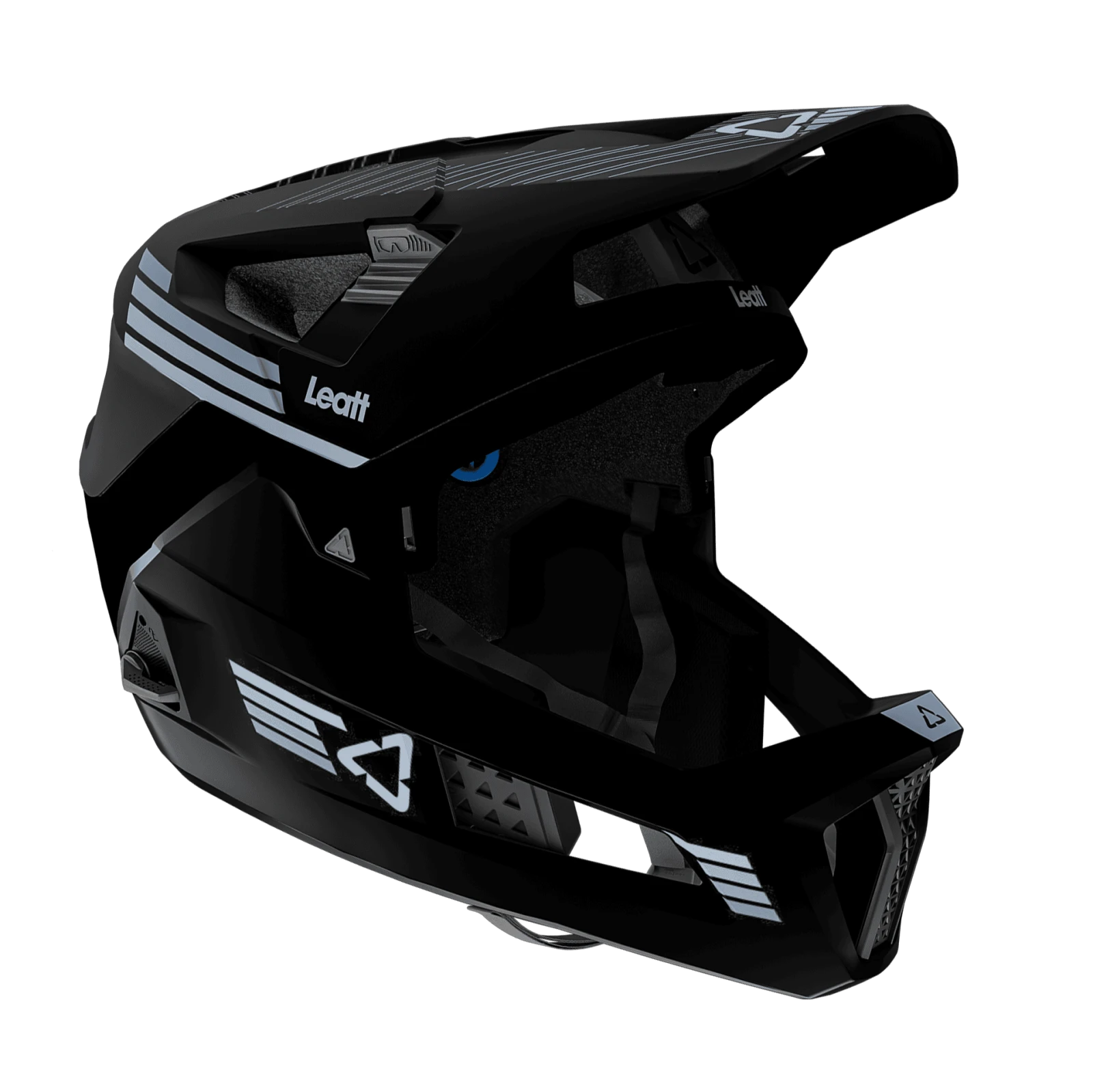1. Casca Leatt MTB Enduro 4.0 Stealth Black Grey L - 59-63cm Negru/Gri, 59-63cm