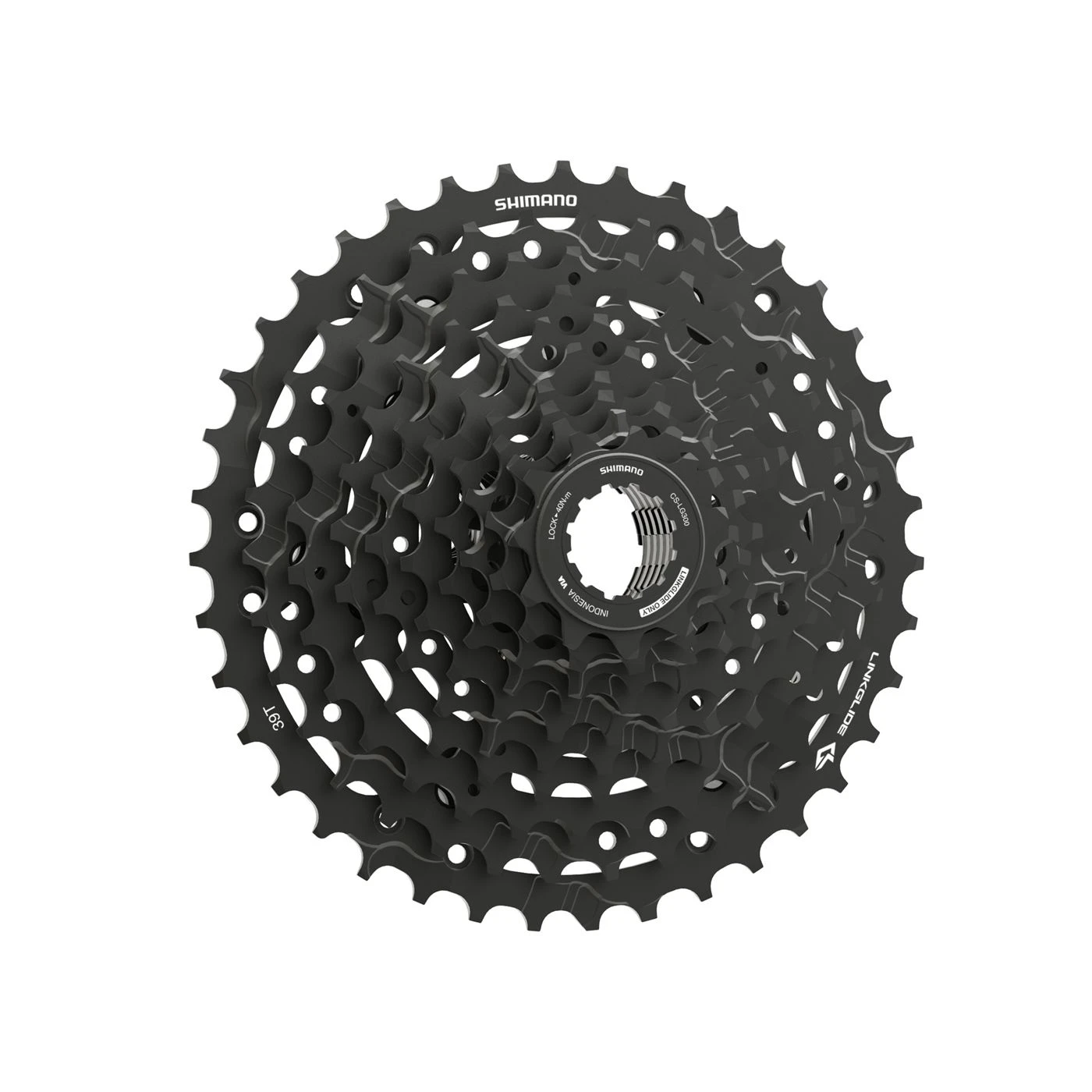 2. Caseta de pinioane Shimano CUES CS-LG300-10, 10 viteze, 11-39T 11-39T