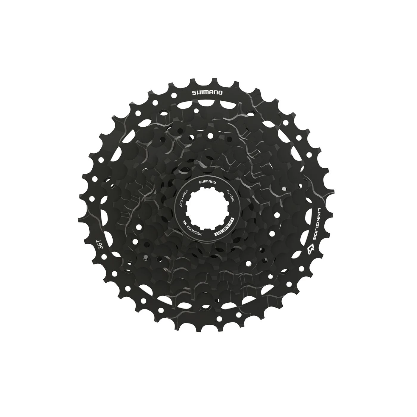 2. Caseta de pinioane Shimano CUES CS-LG300-9, 9 viteze, 11-36T 11-36T