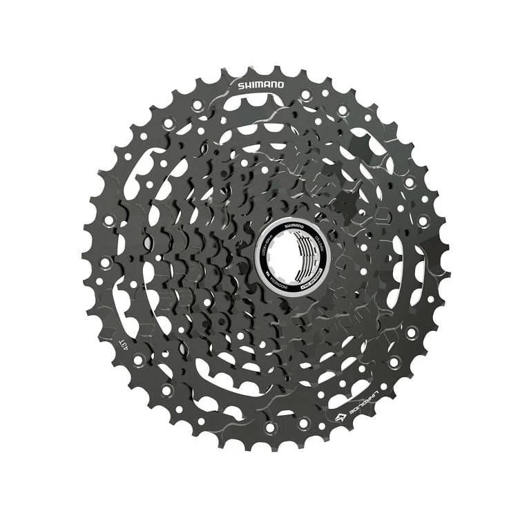 1. Caseta de pinioane Shimano CUES CS-LG400-10, 10 viteze, 11-43T 11-43T