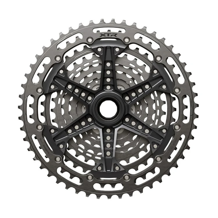 3. Caseta de pinioane Shimano XTR CS-M9200-12, 12 viteze, Hyperglyde+, 10-51T 10-51T