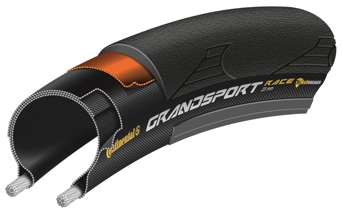 3. Anvelopa Pliabila Continental Grand Sport Race 28-622 negru Negru, 28-622