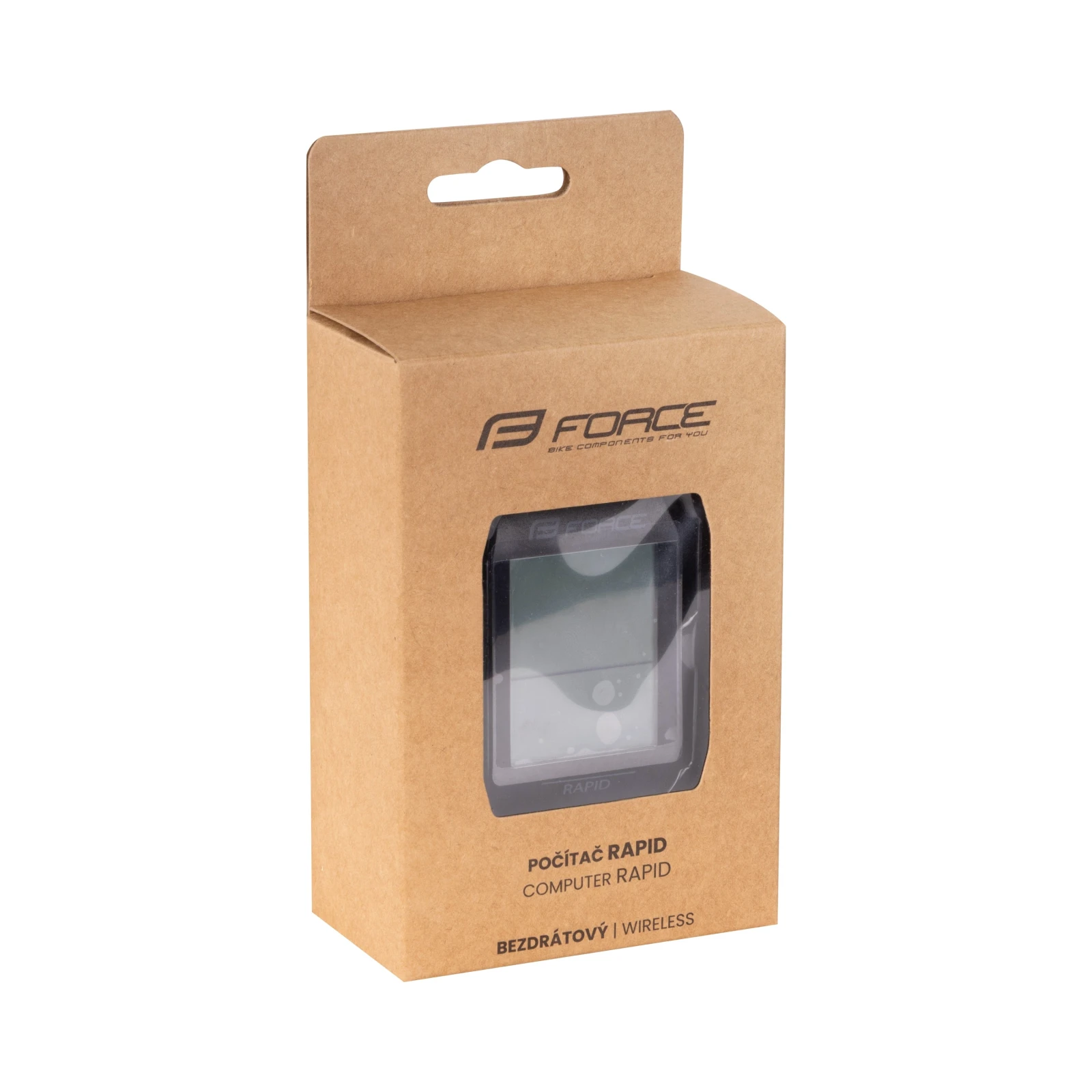 5. Ciclocomputer Force RAPID 15F fara fir, negru