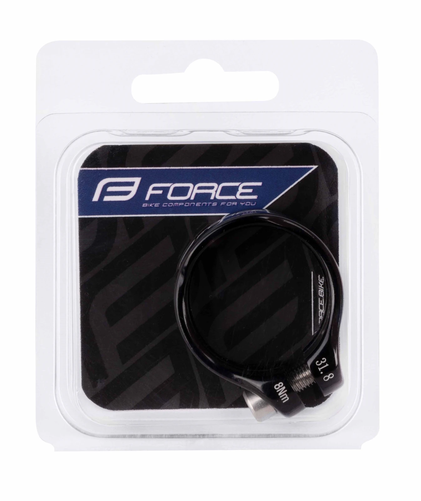 2. Colier tija sa Force Aluminiu, Negru, 31.8mm Negru, 31.8mm