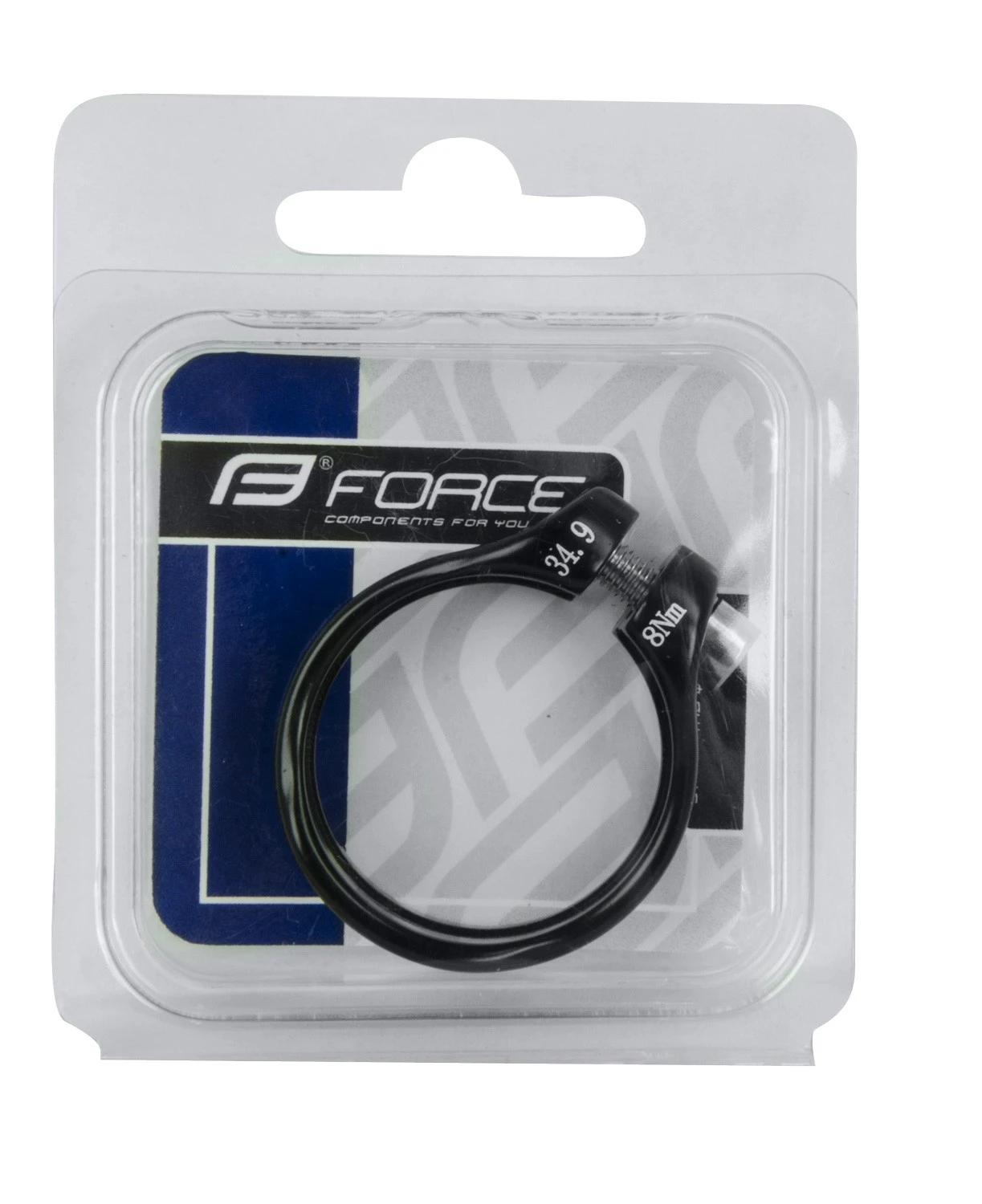 2. Colier tija sa Force Aluminiu, Negru, 34.9mm Negru, 34.9mm