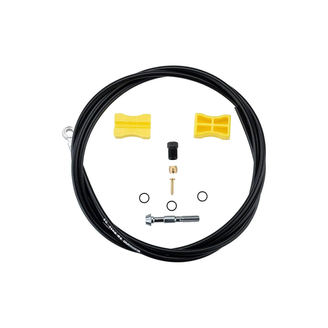 1. Conducta frana hidraulica Shimano SM-BH59-SB, conector drept tip ST (neasamblat), negru, 1000mm 1000mm