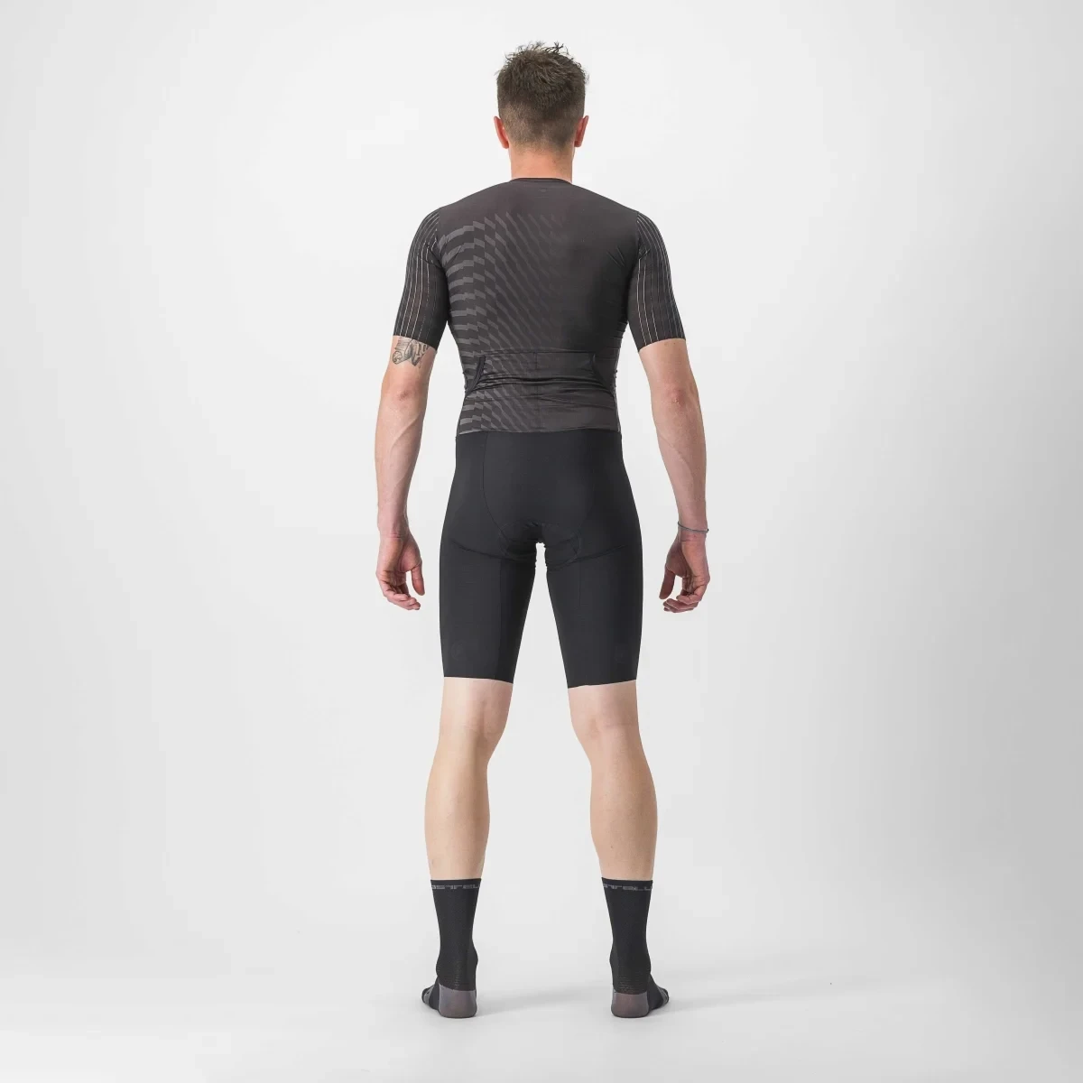 2. Costum de triatlon cu maneca scurta Castelli PR 2 Speed, Negru, L L, Negru/Antracit