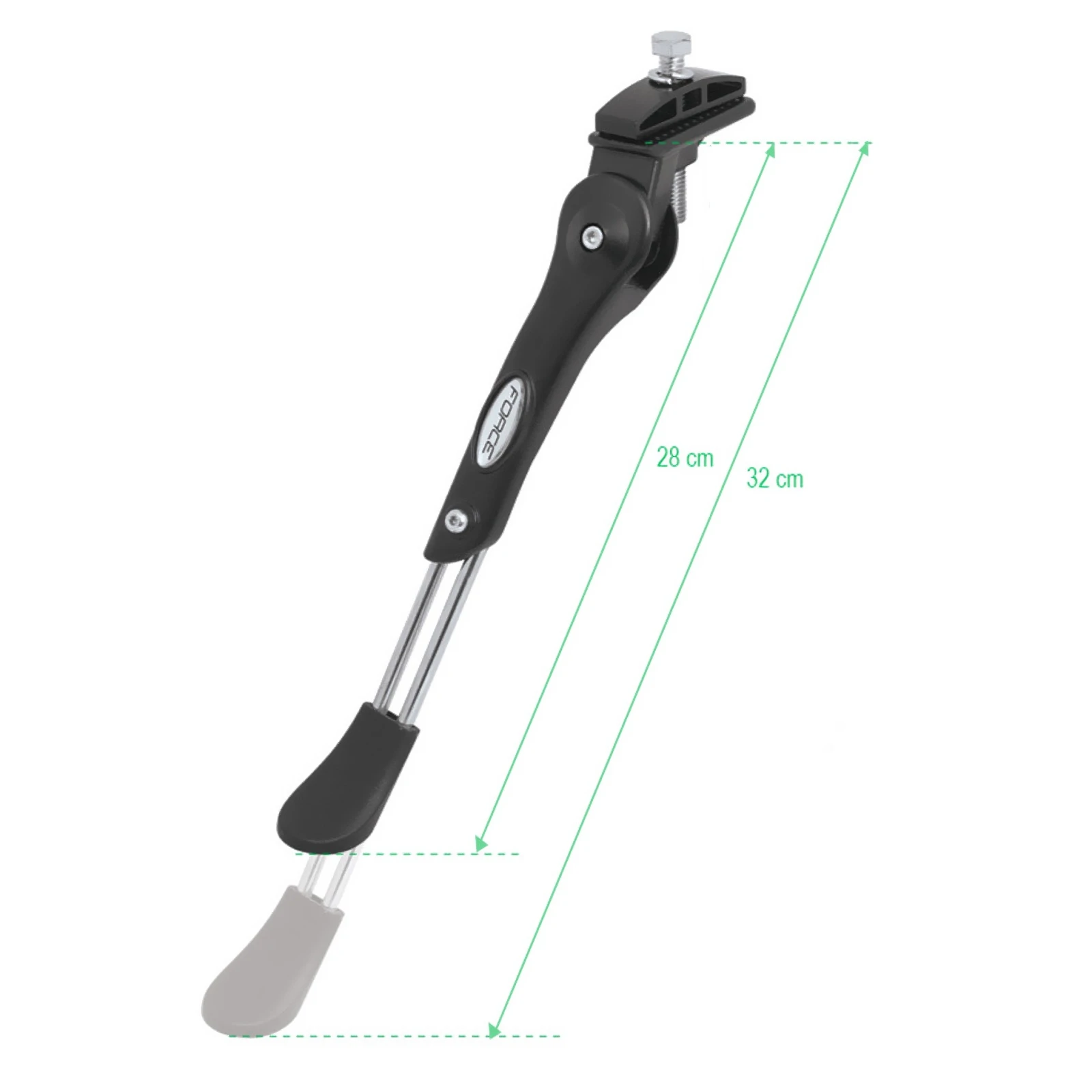2. Cric reglabil Force Lux AL 24-29 negru Negru