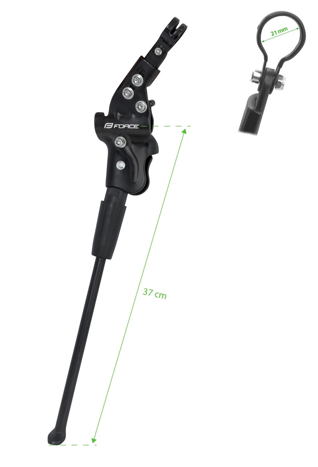 2. Cric reglabil Force pentru biciclete 27.5-29 fixare pe cadru