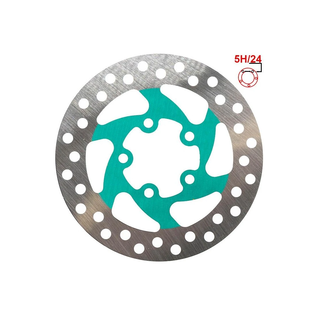 Disc frana 120mm 5 gauri Verde Verde - 111335