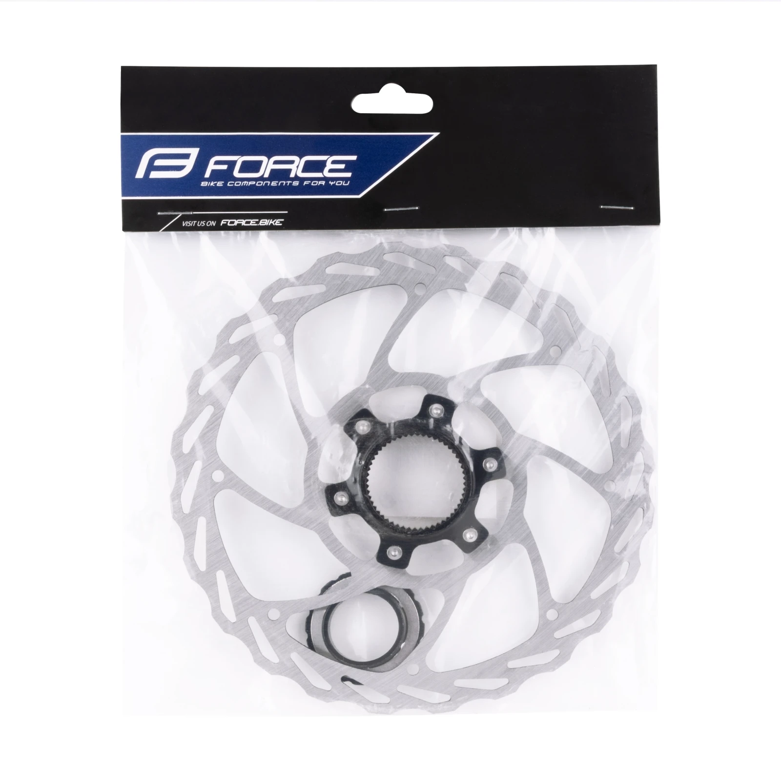 3. Disc frana Force 180mm Center-Lock argintiu
