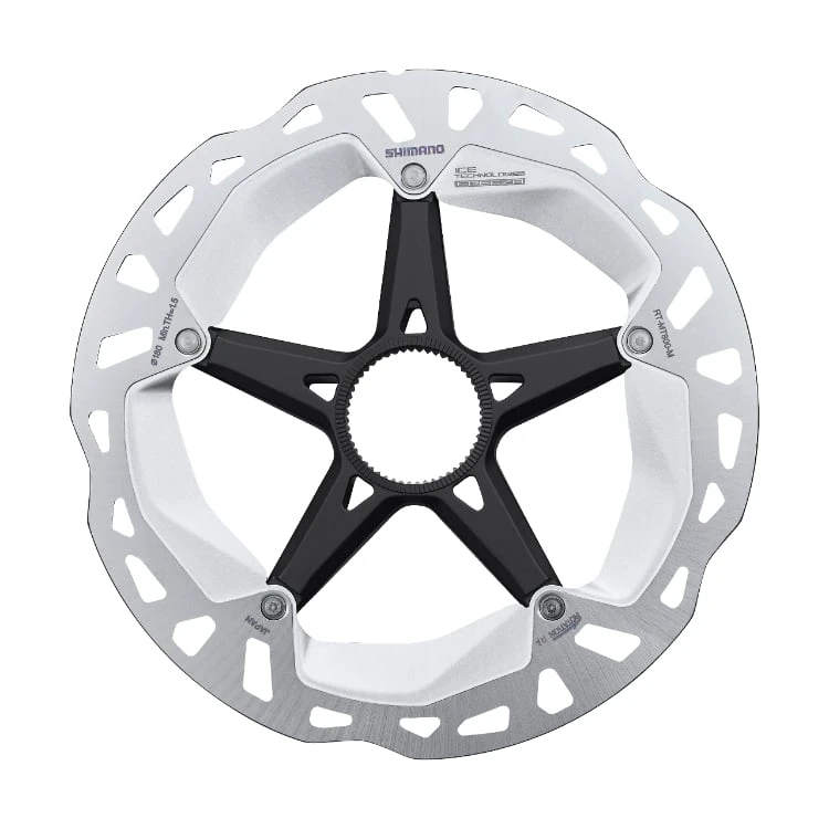 1. Disc frana Shimano RT-MT800-M, Center Lock, piulita cu caneluri externe, 180mm 180mm / piulita cu caneluri externe, 180mm, piulita cu caneluri externe