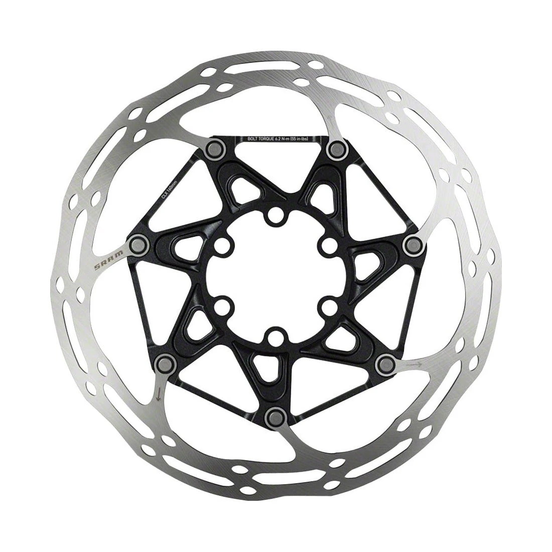1. Disc Frana Sram Centerline Rounded 2-Piece 140mm Black 140mm