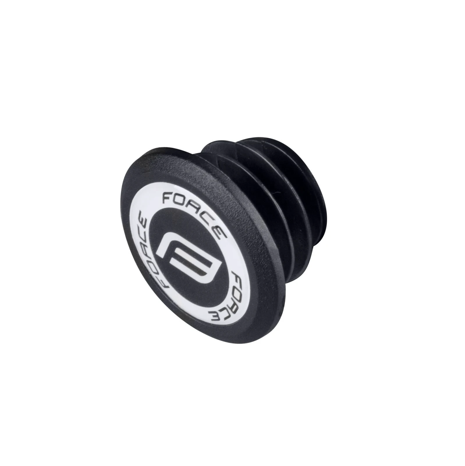 1. Dop ghidon Force PVC 20mm, Negru (1 bucata)