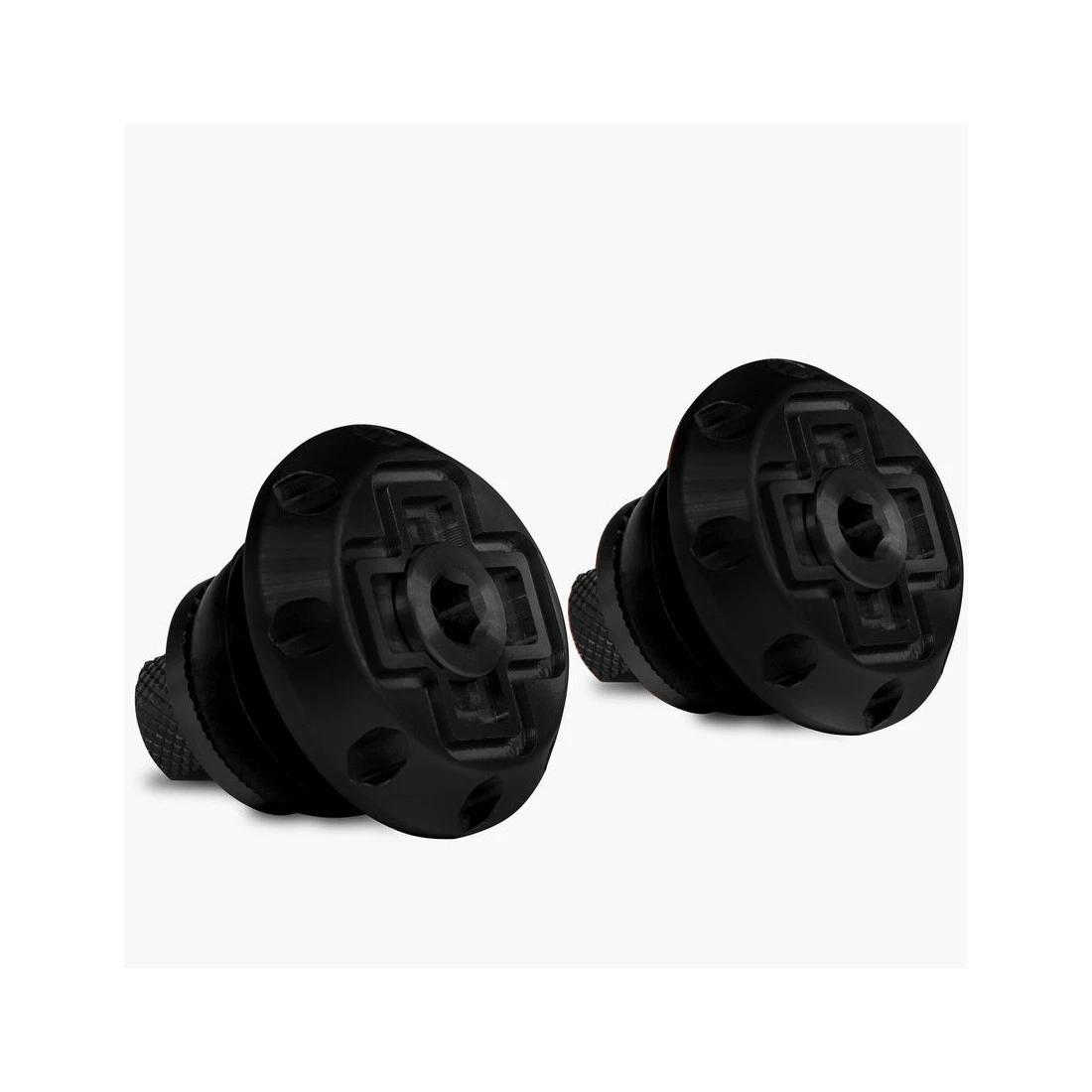 Dopuri de ghidon Muc-Off Disco Bar End Plugs, Negru Negru - 107732