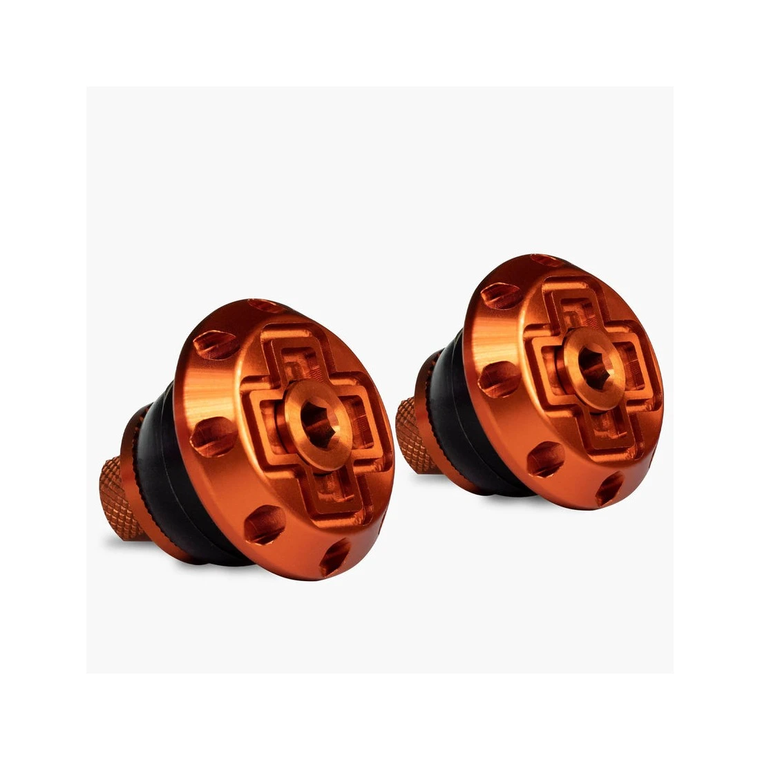 Dopuri de ghidon Muc-Off Disco Bar End Plugs, Portocaliu Portocaliu - 107733