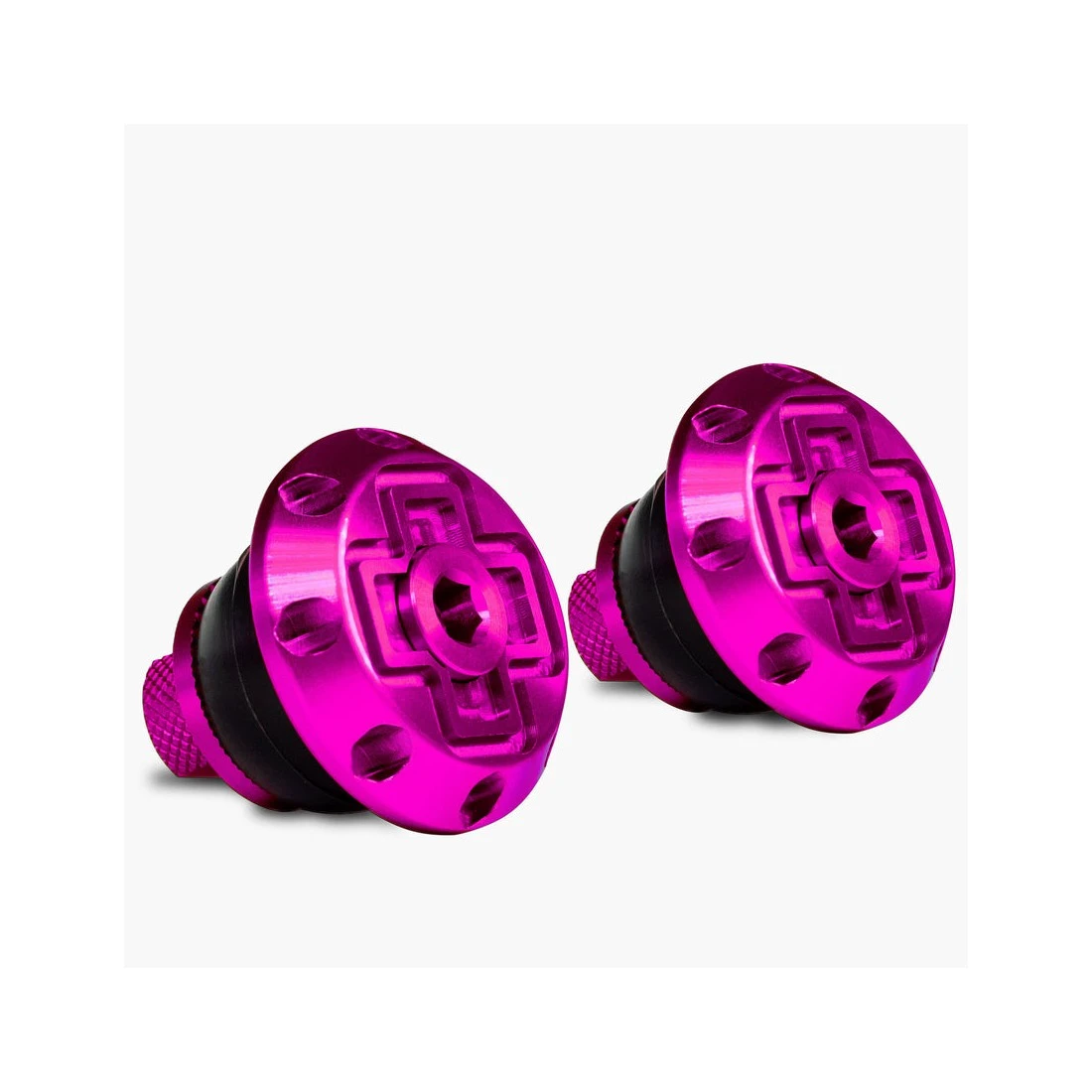 Dopuri de ghidon Muc-Off Disco Bar End Plugs, Magenta Magenta - 107736