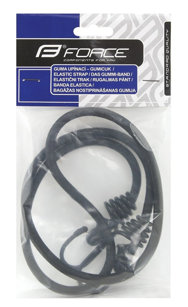 2. Elastic cu carlige pentru portbagaj Force 8x1000 mm