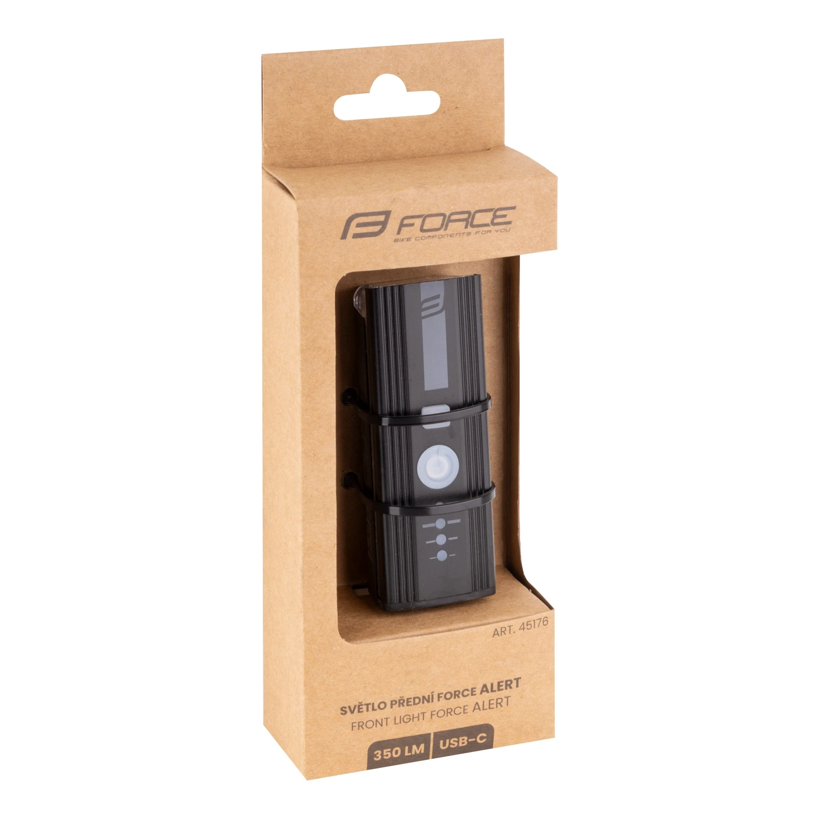 4. Far fata Force Alert 350 LM USB negru
