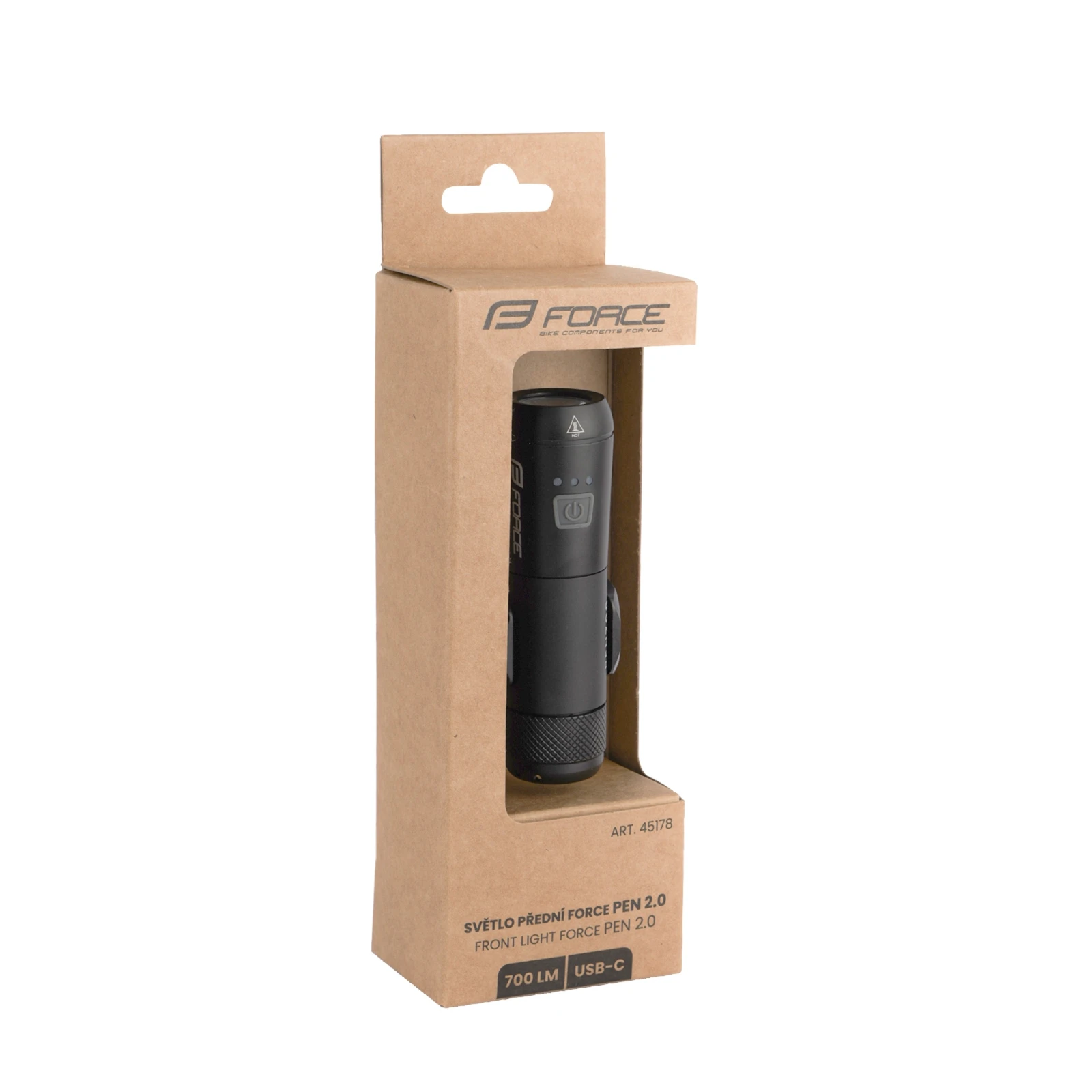 3. Far fata Force Pen 2.0 700LM USB negru
