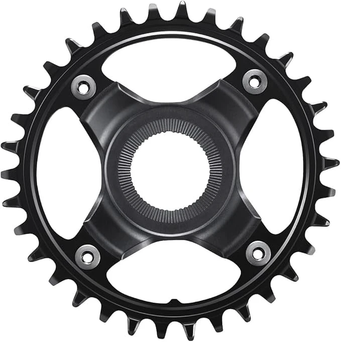 1. Foaie angrenaj Shimano E-bike SM-CRE80, pt FC-E8050 E8000, fara CG, chain line 50mm, 34T 34T, fara CG