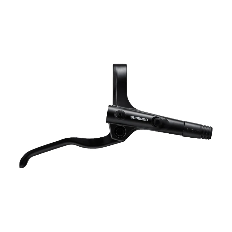2. Frana pe disc set asamblat Shimano Altus BL-MT201(R), BR-MT200(R), Negru, fara adaptor, placute Resin (fara radiator), cu oliva si insertie, conducta
