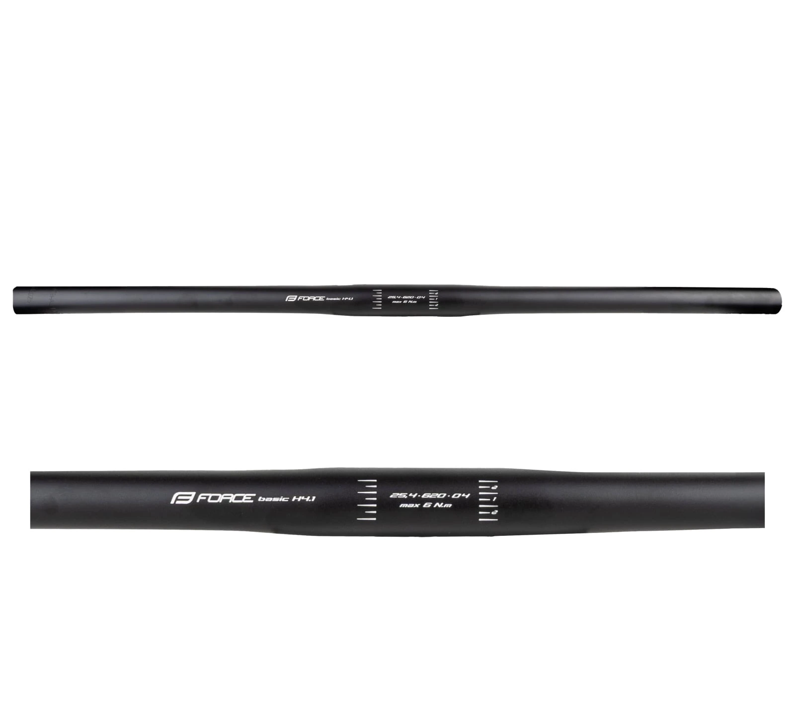 1. Ghidon Force Basic H4.1 flat 25.4 600 mm, negru mat 600mm, Negru