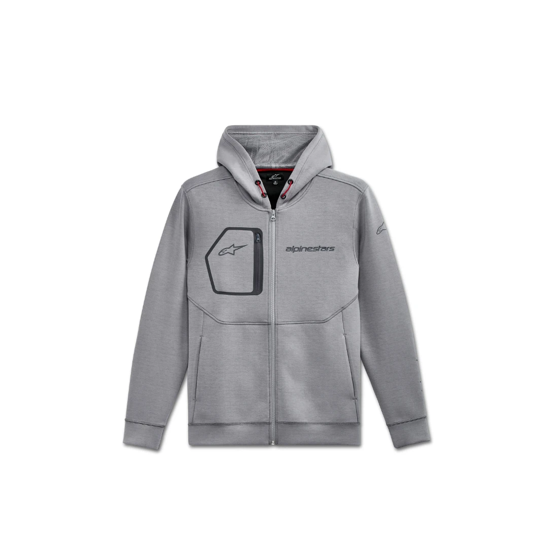 1. Hanorac Alpinestars Convex Tech Fleece Gray S S, Gri