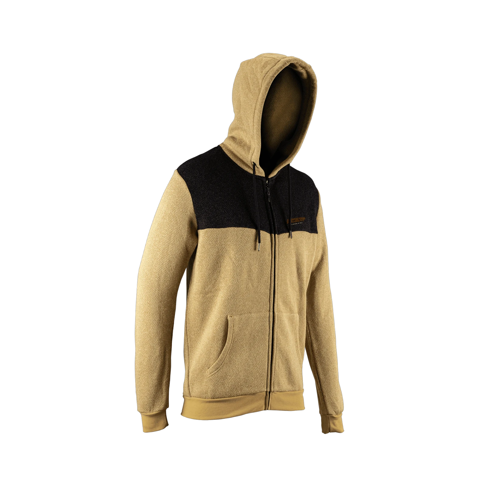 Hanorac Leatt Tech Zip-Hoodie Brass Brown L Maro, L - 159397
