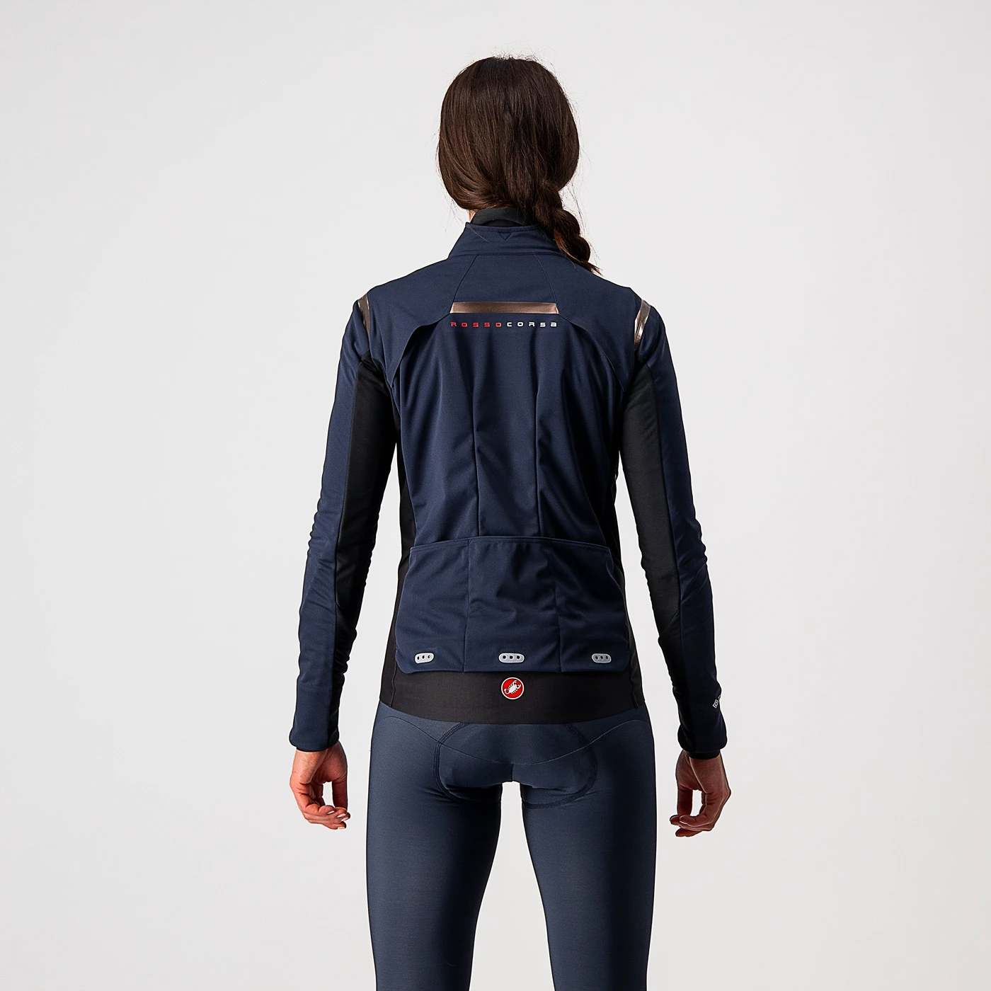 2. Jacheta Castelli Alpha RoS 2 W, de dama, Bleumarin Bronz, XS XS, Bleumarin/Bronz