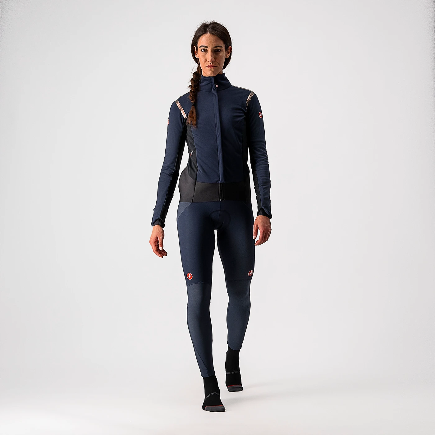 9. Jacheta Castelli Alpha RoS 2 W, de dama, Bleumarin Bronz, XS XS, Bleumarin/Bronz