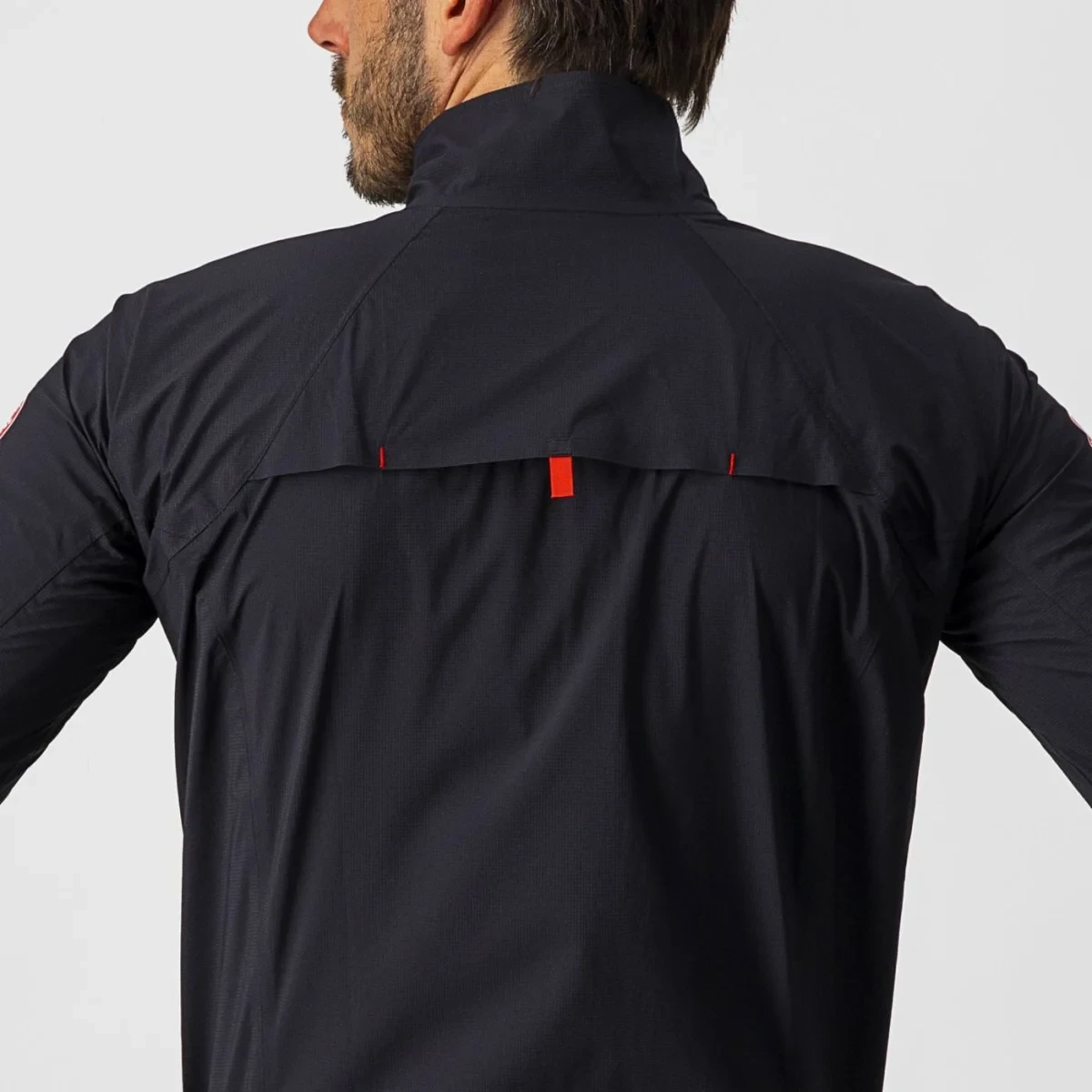 4. Jacheta de ploaie Castelli Emergency 2, pentru barbati, negru deschis, L Negru Deschis, L