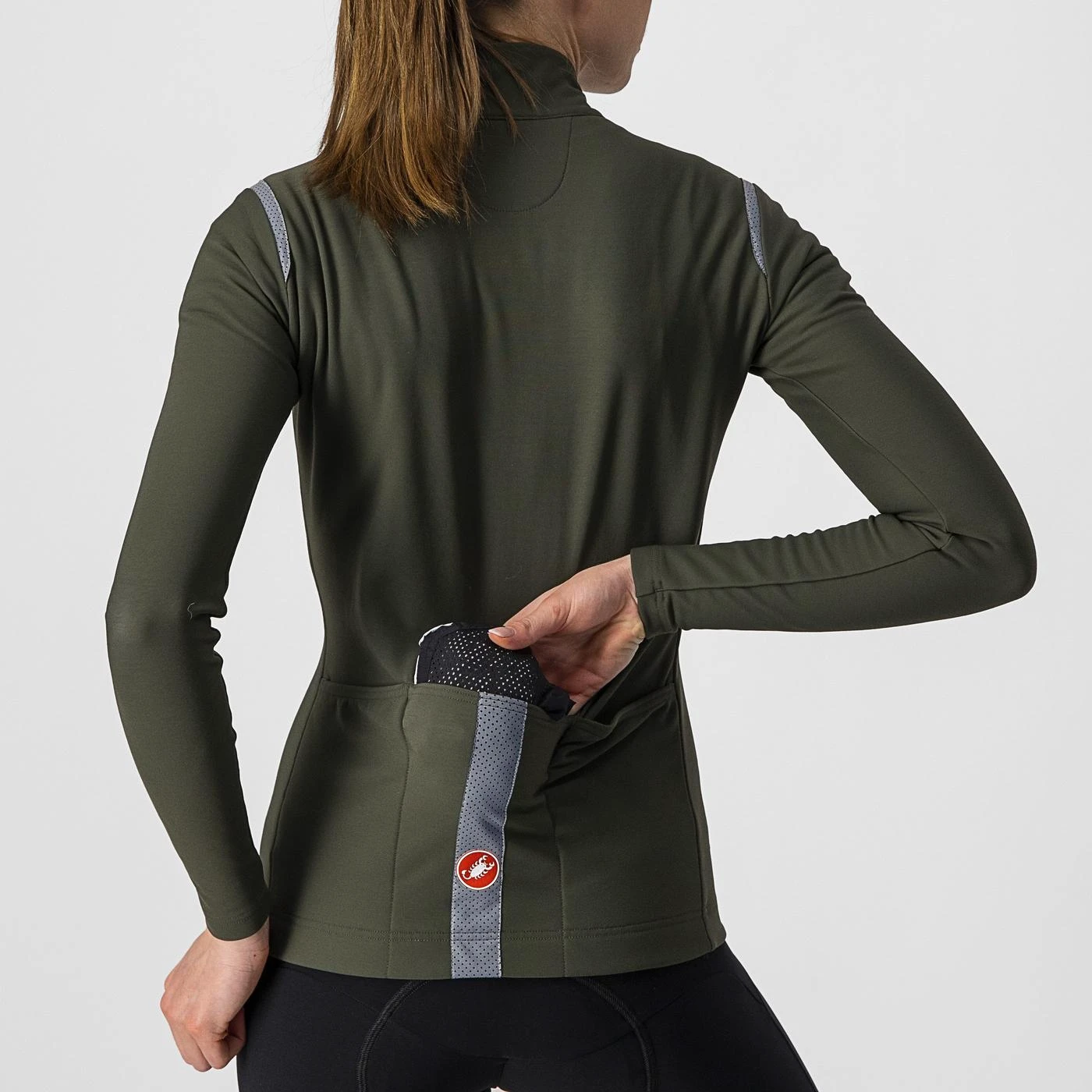 5. Jacheta de ploaie Castelli Emergency 2 W, pentru femei, negru deschis, XL Negru Deschis, XL
