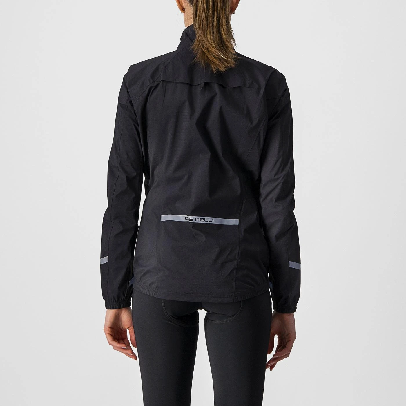 2. Jacheta de ploaie Castelli Emergency 2 W, pentru femei, negru deschis, XL Negru Deschis, XL
