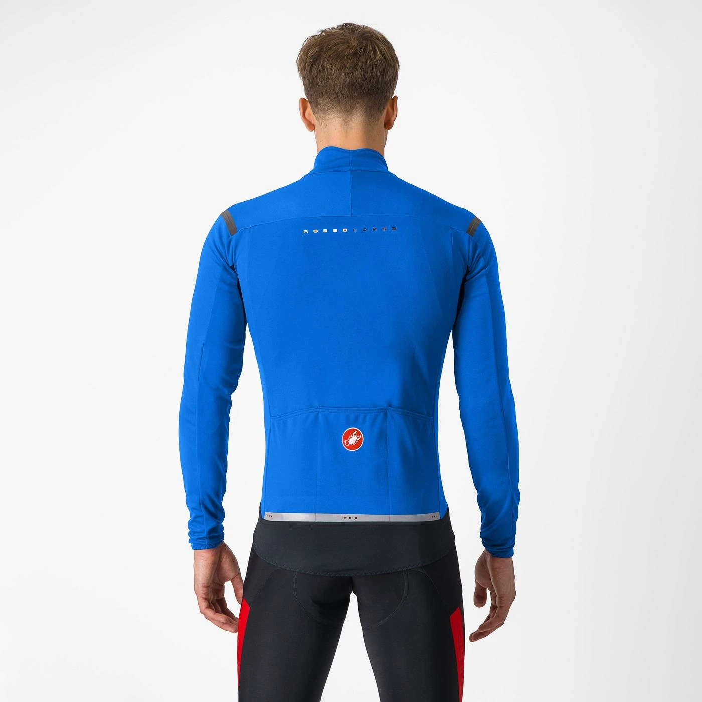 2. Jacheta Castelli Perfetto RoS 2, albastru Italia argintiu reflex, M M, Albastru/Argintiu