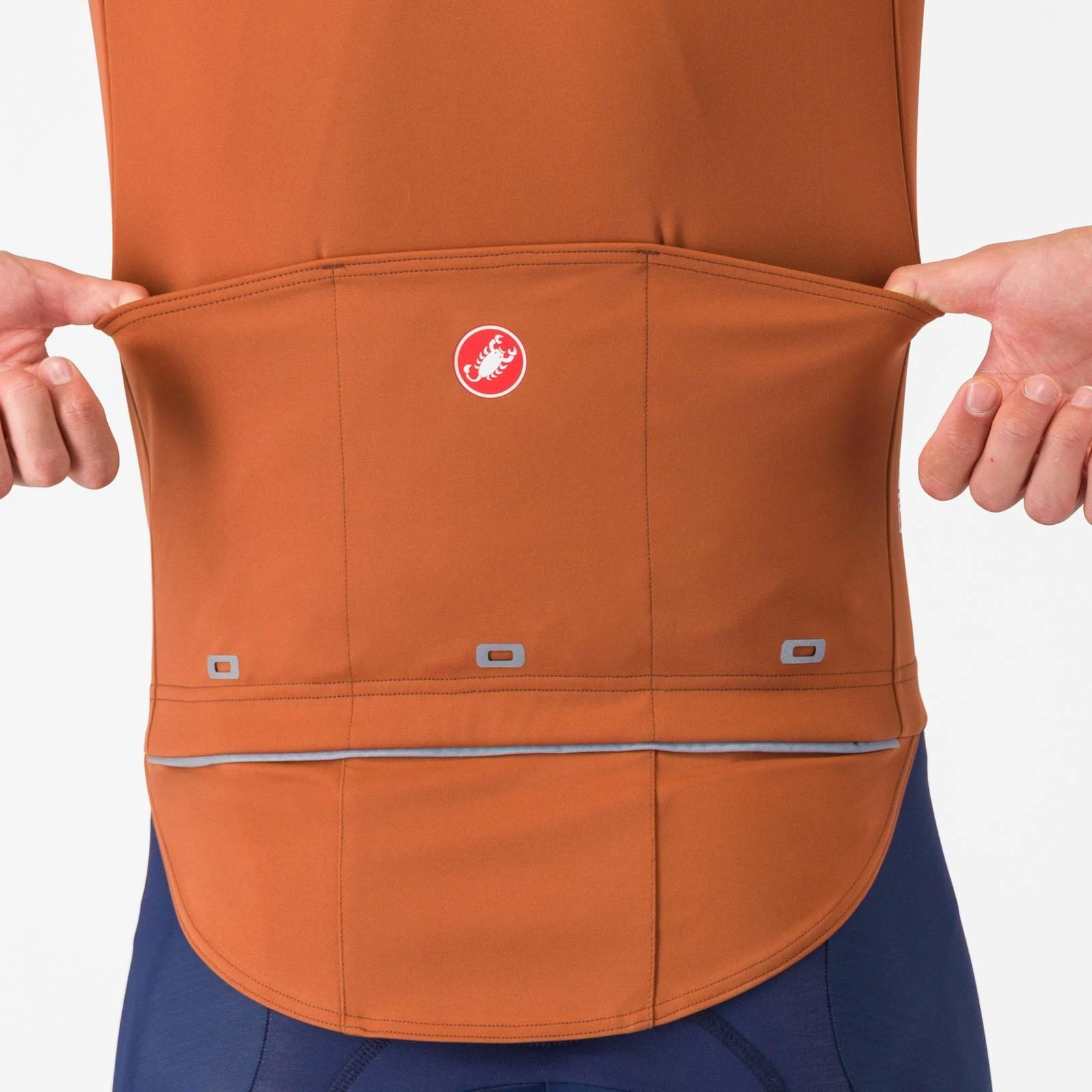 4. Jacheta Castelli Perfetto RoS 3, pt barbati, maro mocha negru reflex, L Maro Mocha/Negru Reflex, L