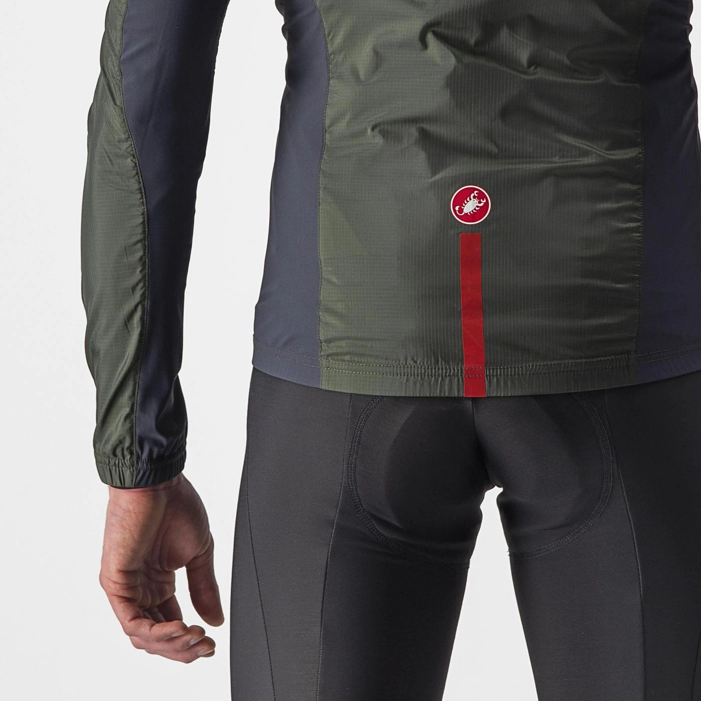 3. Jacheta Castelli Squadra Stretch, kaki gri inchis, S S, Kaki/Antracit