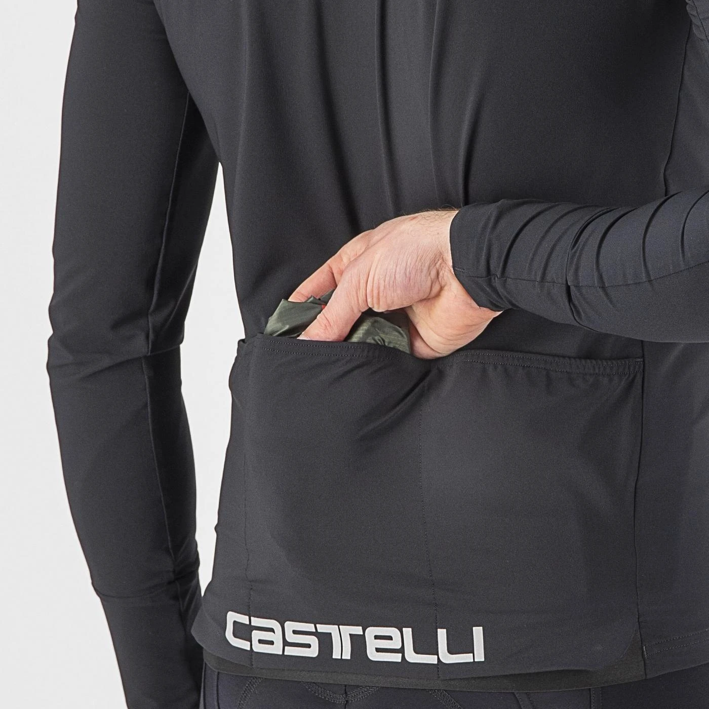 4. Jacheta Castelli Squadra Stretch, kaki gri inchis, S S, Kaki/Antracit