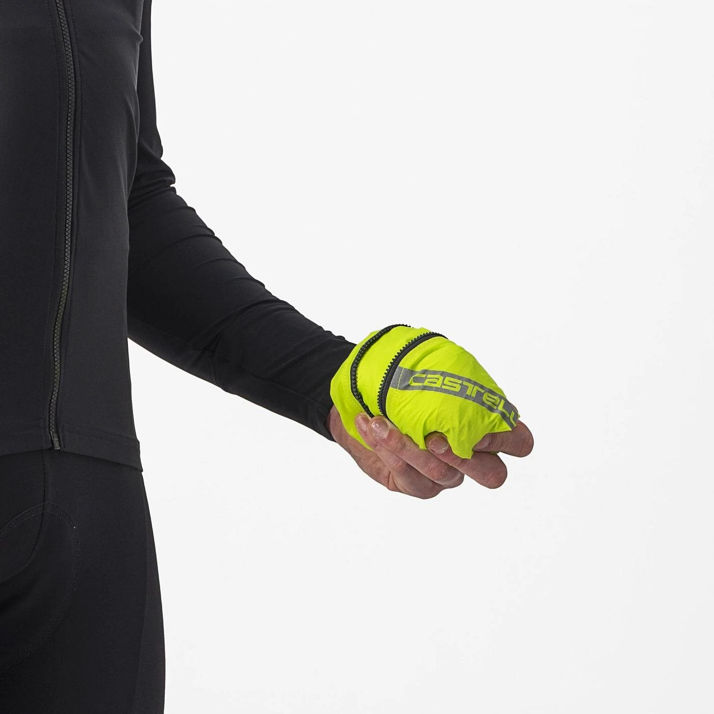 7. Jacheta de vant Castelli Squadra Stretch, pt barbati, lime electric gri inchis, M Lime Electric/Gri Inchis, M