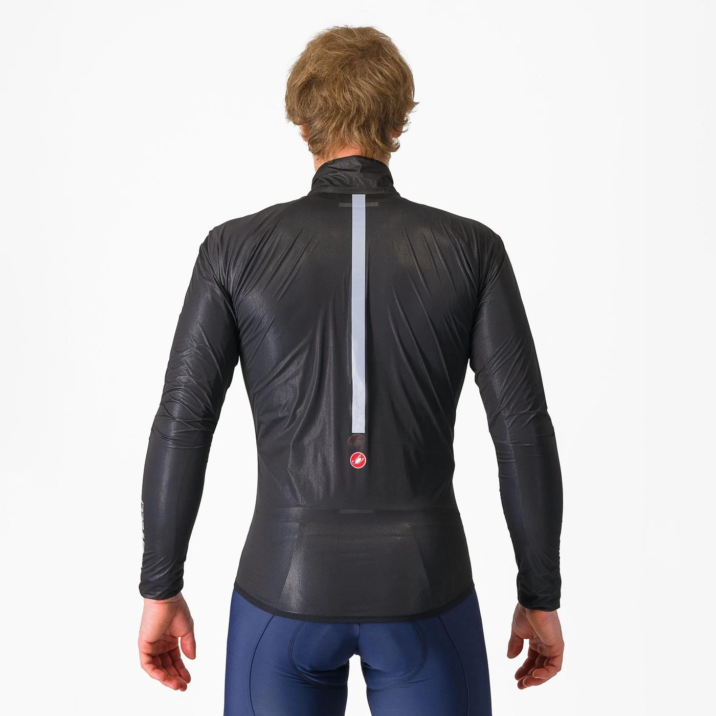 2. Jacheta de vant Castelli Squall Shell, pt barbati, negru deschis gri argintiu, XL Negru Deschis/Gri Argintiu, XL