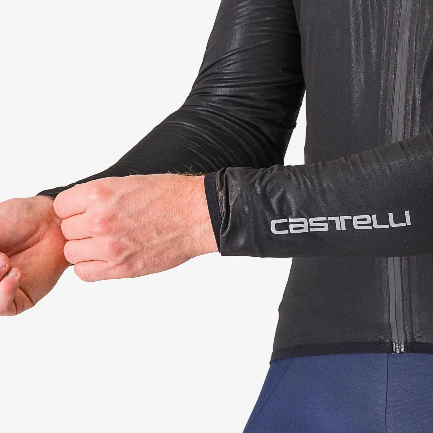 4. Jacheta de vant Castelli Squall Shell, pt barbati, negru deschis gri argintiu, XL Negru Deschis/Gri Argintiu, XL