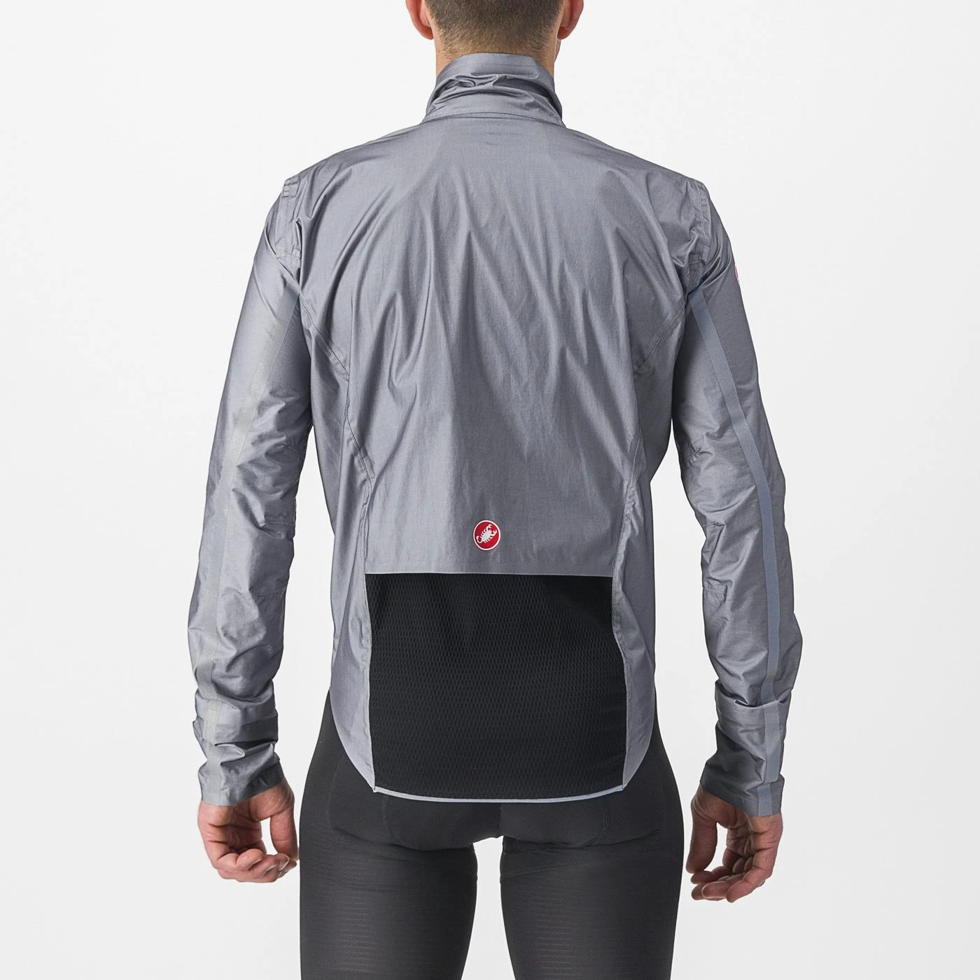 2. Jacheta de ploaie Castelli Tempesta Lite, pentru barbati, gri, XL Gri, XL