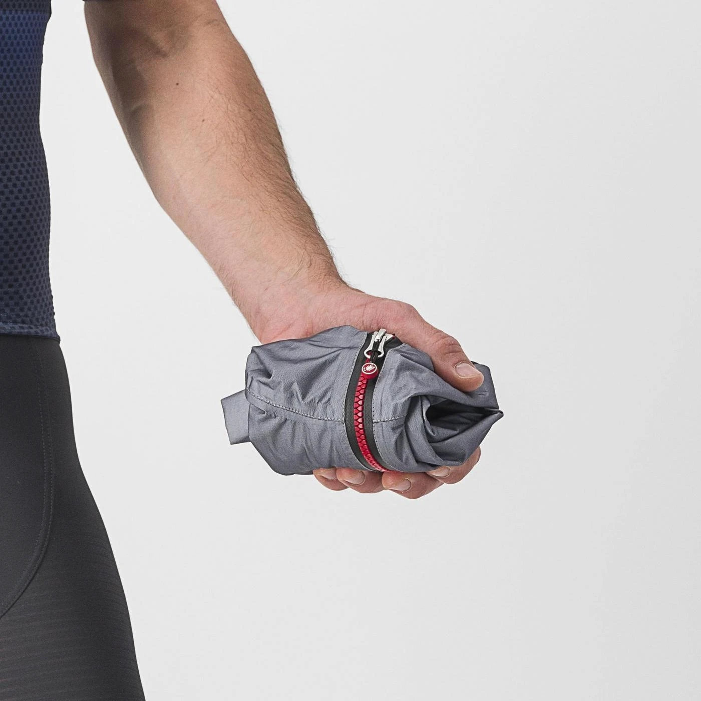 7. Jacheta de ploaie Castelli Tempesta Lite, pentru barbati, gri, XL Gri, XL